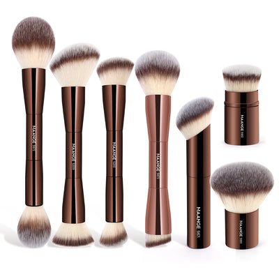 MAANGE Dual-Ended Makeup Brush