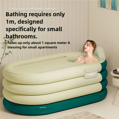 Inflatable Foldable Full-Body Adult Bath Tub